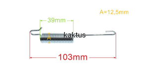 SPRĘŻYNA NACIĄGU PASA KOSIARKI NAC LS1102-L LS40
