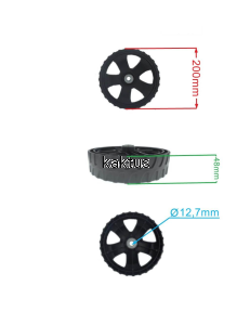 KOŁO 200MM TYLNE LIDER HANDY FAWORYT SH40