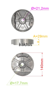 KOŁO MAGNESOWE SILNIKA RATO RV125-S RV145-S RV170