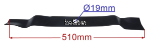 LISTWA TNĄCA 510 MM KOSIARKI HECHT