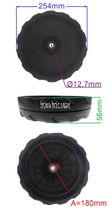 KOŁO 254MM KOSIARKI VICTUS VS48 H170 75Z