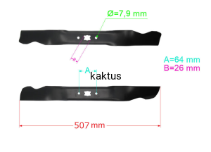 LISTWA TNĄCA 507 MM KOSIARKI MTD