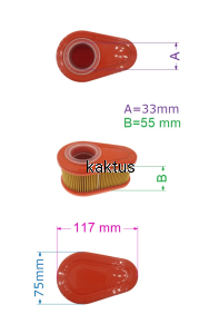 FILTR POWIETRZA BRIGGS & STRATTON ZAMIENNIK 790388