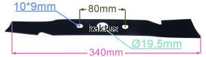LISTWA TNĄCA 340 MM KOSIARKI CEDRUS CEDKE34
