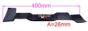 LISTWA TNĄCA 490MM MTD 742-05256 ŁOPATY MULCZUJĄCY