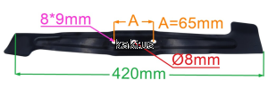 ?LISTWA TNĄCA 420MM MTD OPTIMA 42E 092.64.444