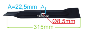 LISTWA TNĄCA 315 MM LIDER HANDY YK1001 YK1031