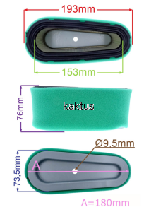 FILTR POWIETRZA BRIGGS 493909 496894 ZAMIENNIK