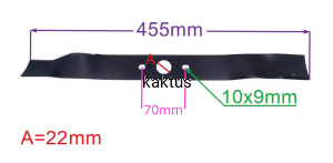 LISTWA TNĄCA 460MM ERBAUER ELM18-LI SCHEPPACH