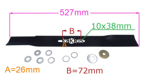 LISTWA TNĄCA 527 MM UNIWERSALNA NEVADA