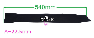 LISTWA TNĄCA 540 MM JOHN DEERE X300R LEWA MIELĄCA