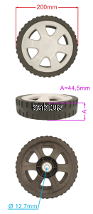KOŁO 200MM KOSIARKI