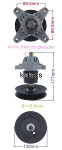 MANDRELA TRAKTORKA MTD 918-0409C LEWA