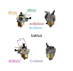 GAŹNIK HONDA GX110 GX120 (P19G.03) ZAMIENNIK