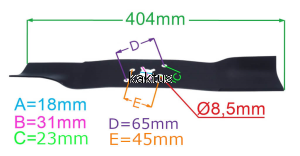 LISTWA TNĄCA 404 MM VIKING ZAMIENNIK