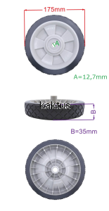 KOŁO FI 175MM MTD 7" 734-06165