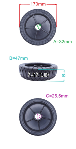 KOŁO FI 170 MM NP534 PAN504 481007317/0