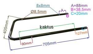 UCHWYT DOLNY KOSIARKI CEDRUS  CEDKS53H CEDKS48-H