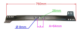 LISTWA TNĄCA 760MM MTD CUB CADET ŁOPATY ZAMIENNIK