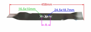 LISTWA TNĄCA 458 MM NAC RYOBI RIWALL MIELĄCY
