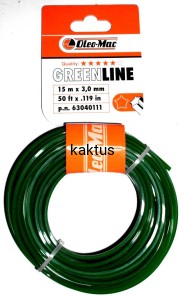 ŻYŁKA TNĄCA OLEO-MAC 3,0MM*15M GWIAZDKA