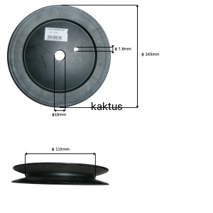 KOŁO PASOWE 3G4 MTD 756-1218