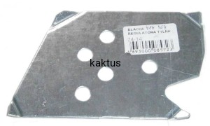 BLACHA REGULATORA TYLNA