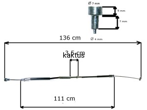 LINKA NAPĘDU KOSIARKI DAYE D1588 CASTORAMA TORQ