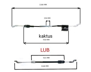 LINKA HAMULCA KOSIARKI DAYE D1565