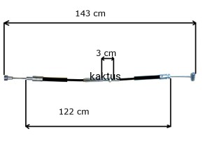 LINKA NAPĘDU KOSIARKI DAYE D1579