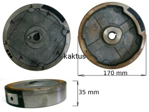 KOŁO MAGNESOWE SILNIKA NAC T575 T675