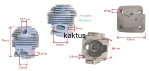 CYLINDER KOSY AL-KO ALKO FRS4125 462588