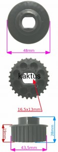 KOŁO PASOWE MTD 756-04070
