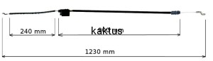 LINKA HAMULCA KOSIARKI FAWORYT LIDER CJ 46P