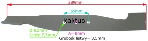 LISTWA TNĄCA 380 MM AL-KO CLASSIC 3.82SE