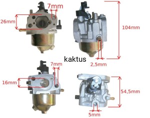 GAŹNIK SILNIKA KOSIARKI NAC T475 WCISKANY PRIMER