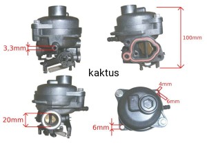 GAŹNIK SILNIKA BRIGGS 625E OHV 593297