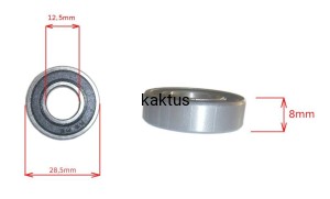 ŁOŻYSKO 2RS 12,5x8x28,5 PPLMP450SP46 CASTO R8RS