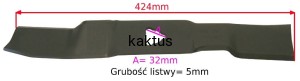 LISTWA TNĄCA 424 MM STIGA PARK 110 COMBI