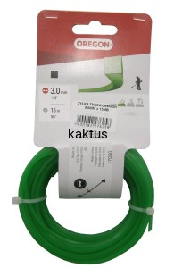 ŻYŁKA TNĄCA OREGON 3,0MM x 15MB ETYKIETA KWADRAT