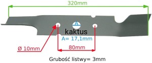 LISTWA TNĄCA 320 MM ALKO 516747