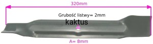 LISTWA TNĄCA 320 MM AL-KO 3.22 SE