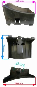 ZAŚLEPKA MULCHERA KOSIARKI LIDER HK46CM HK51BS625
