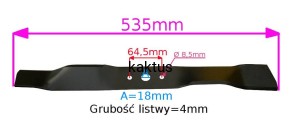 LISTWA TNĄCA 535 MM 108M SD108/108H 182004357/0