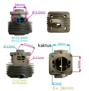CYLINDER KOSY STIGA SBC 232 D 118804030/0