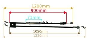 LINKA HAMULCA I NAPĘDU LIDER HANDY HK46 HK51