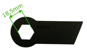 NÓŻ WERTYKULATORA FAWORYT SCW 380