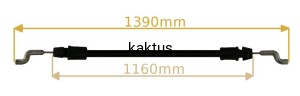 LINKA HAMULCA KOSIARKI NAC 116 / 139 CM ZETKI