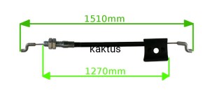 LINKA HAMULCA NAC 125 / 151 CM ZETKI S460 S510 510