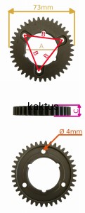 ZĘBATKA NAPĘDOWA KÓŁ W KOLE HANDY WR40N100 40Z